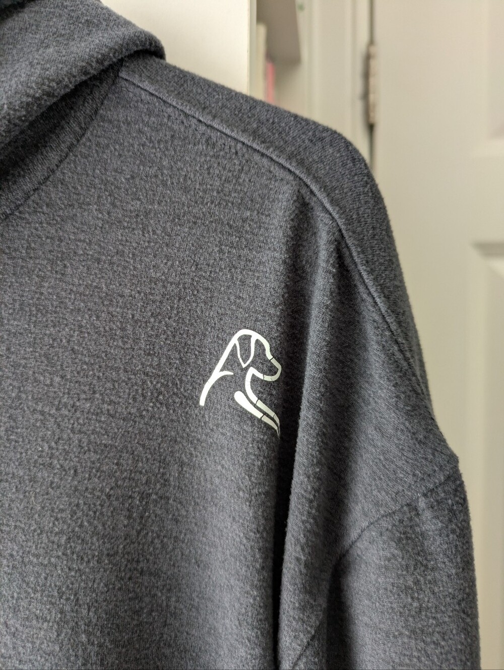 Charcoal & Mint Rhoback Hooded Pullover - Picture 4 of 5